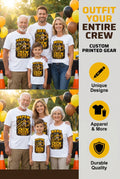 Custom Birthday Crew Shirts | Matching Family Birthday Party Shirts | Personalized Birthday Tees