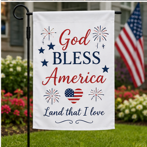Personalized Garden Flag | Custom House Flag | Family Name Yard Flag | Seasonal Outdoor Decor | Double-Sided Sublimated Flag